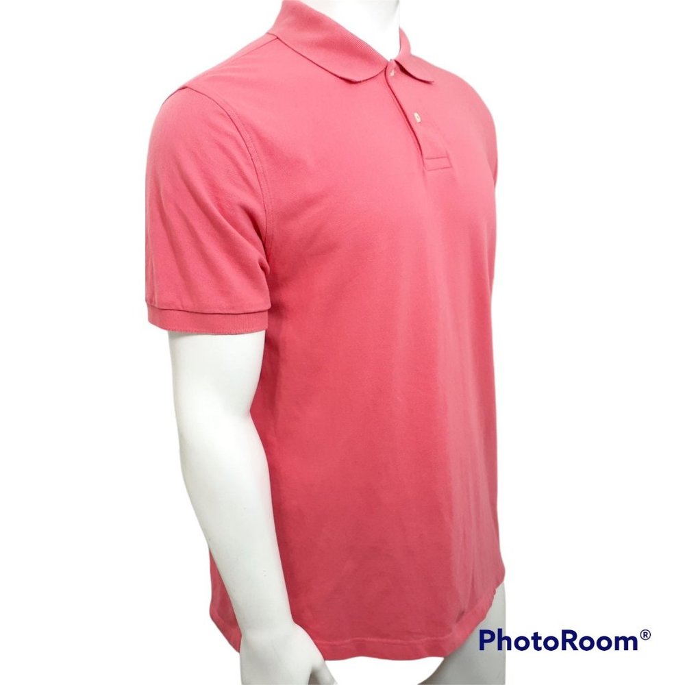Izod Men's Coral Short Sleeve Collared Button Golf Casual Polo Shirt Size XL - Picture 2 of 10